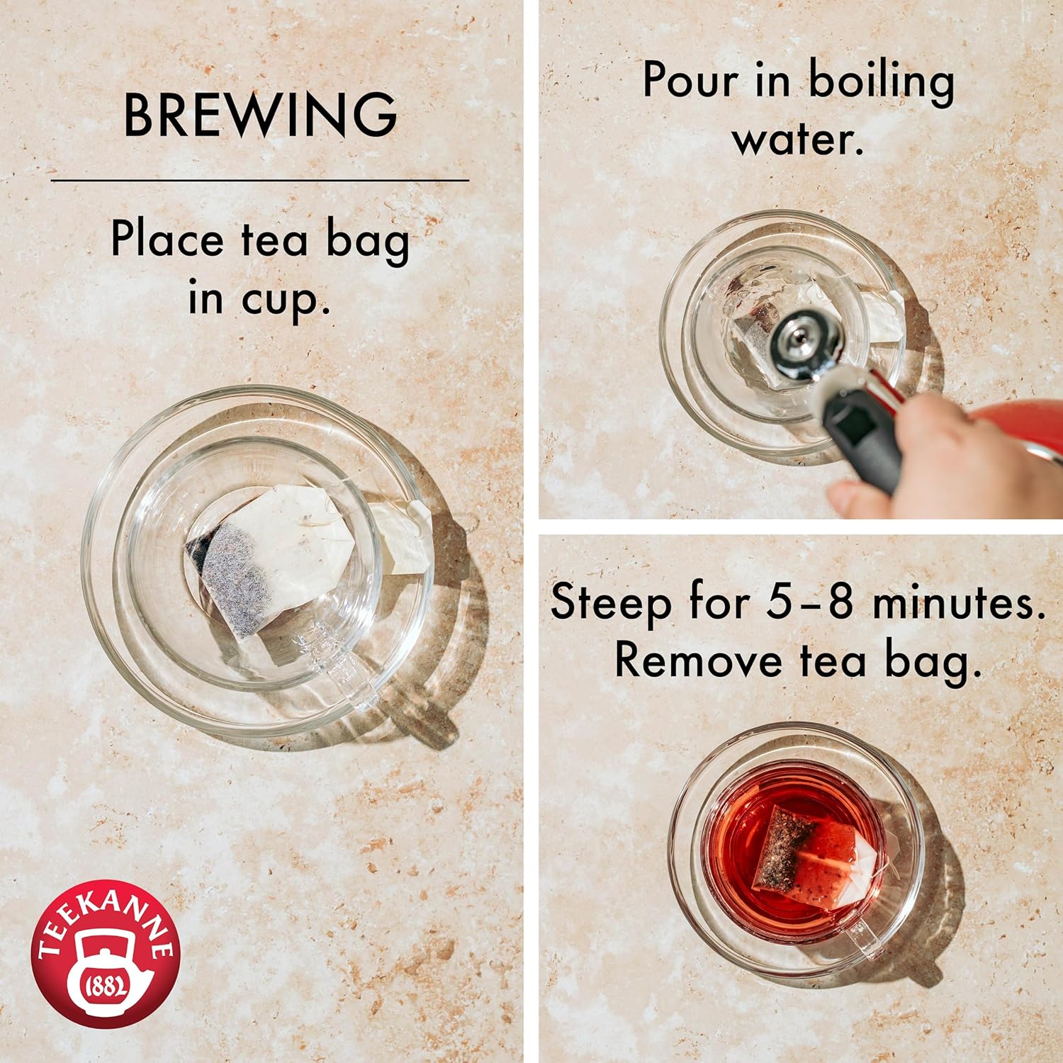 Teekanne Ginger Lemon Tea Caffeine Free Naturally Flavored Zesty Lemon & Spicy Ginger Herbal Tea with 20 Individually Wrapped Tea Bags Per Box Soothing Delicious Herbal Tea Pack of 4