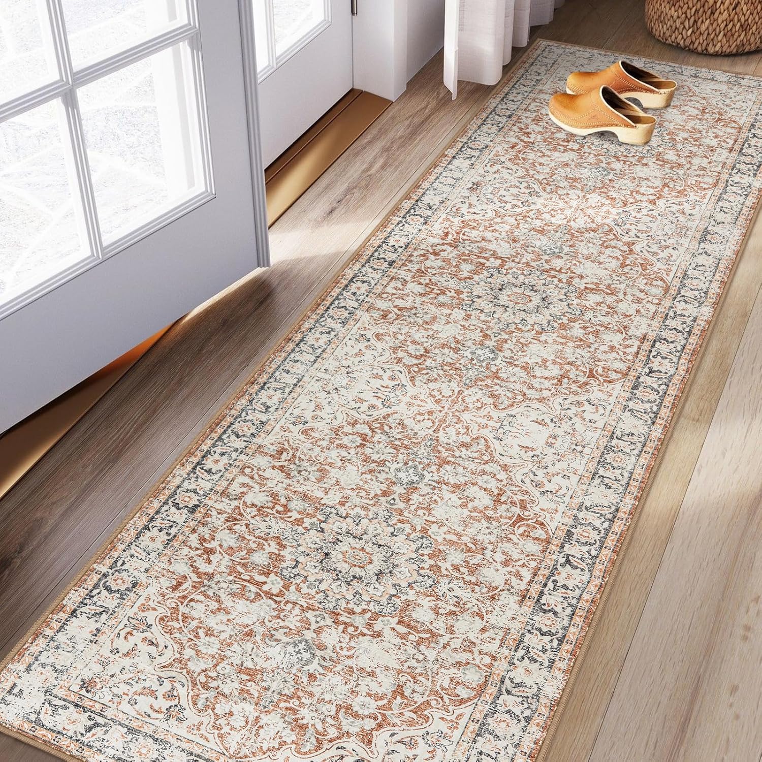 Amazon.com: Beeiva Vintage Kitchen Runner Rugs Non Skid Washable, 2.5 x ...