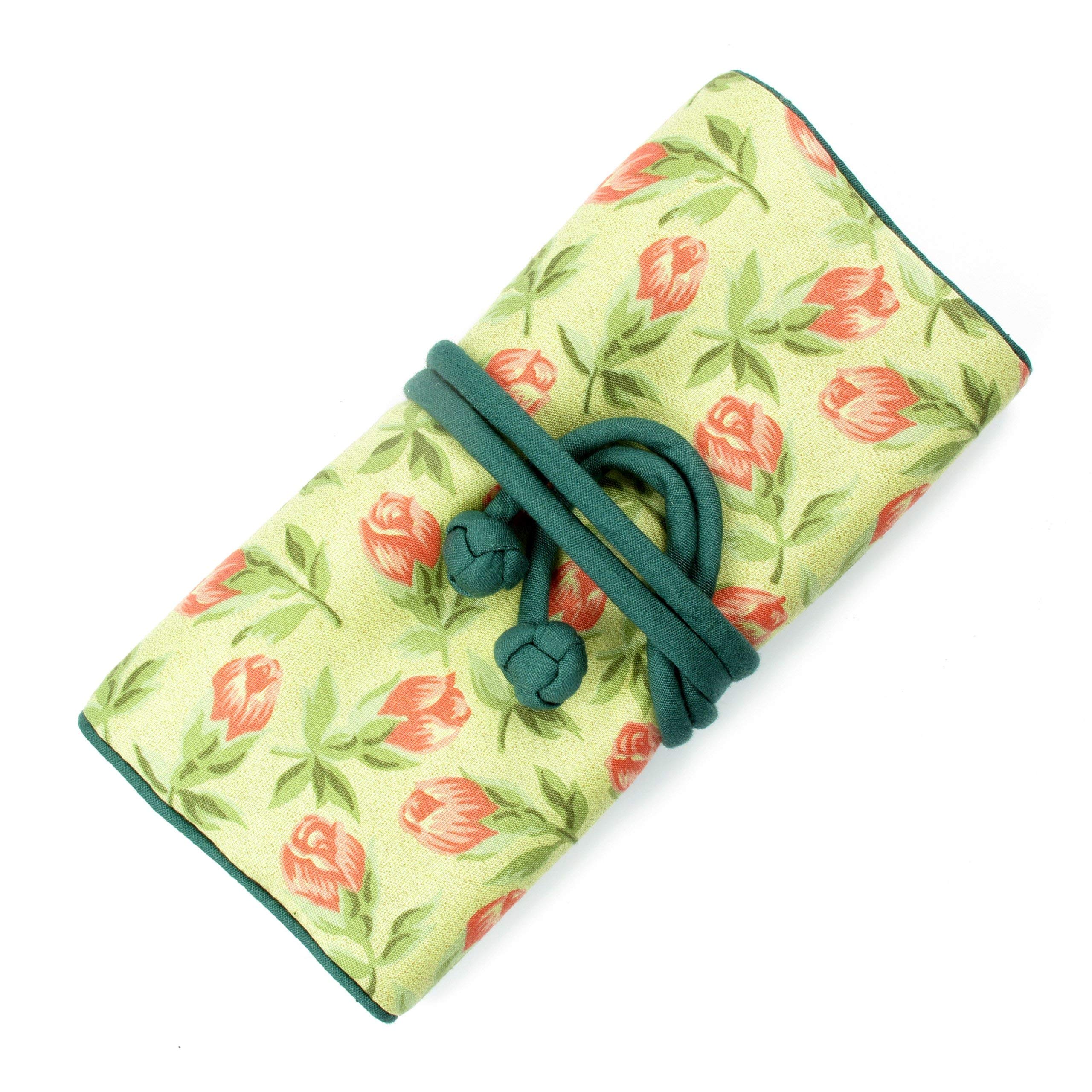 TropicaZona Jewelry Roll, Cotton Fabric, Small or Large Size
