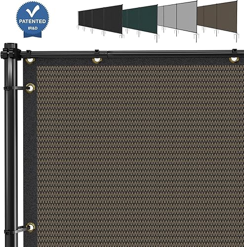 Miniatura 3 de E&K 5'x24' Panel de Valla de Privacidad para Exteriores, Valla de Privacidad para Patio Trasero, Valla de Privacidad para Piscina, Valla Temporal