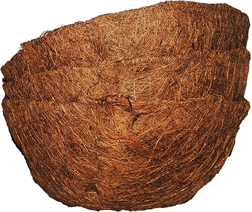 Miniatura 1 de Revestimientos de repuesto de fibra de coco en forma de cesta de 10 pulgadas (3 unidades)
