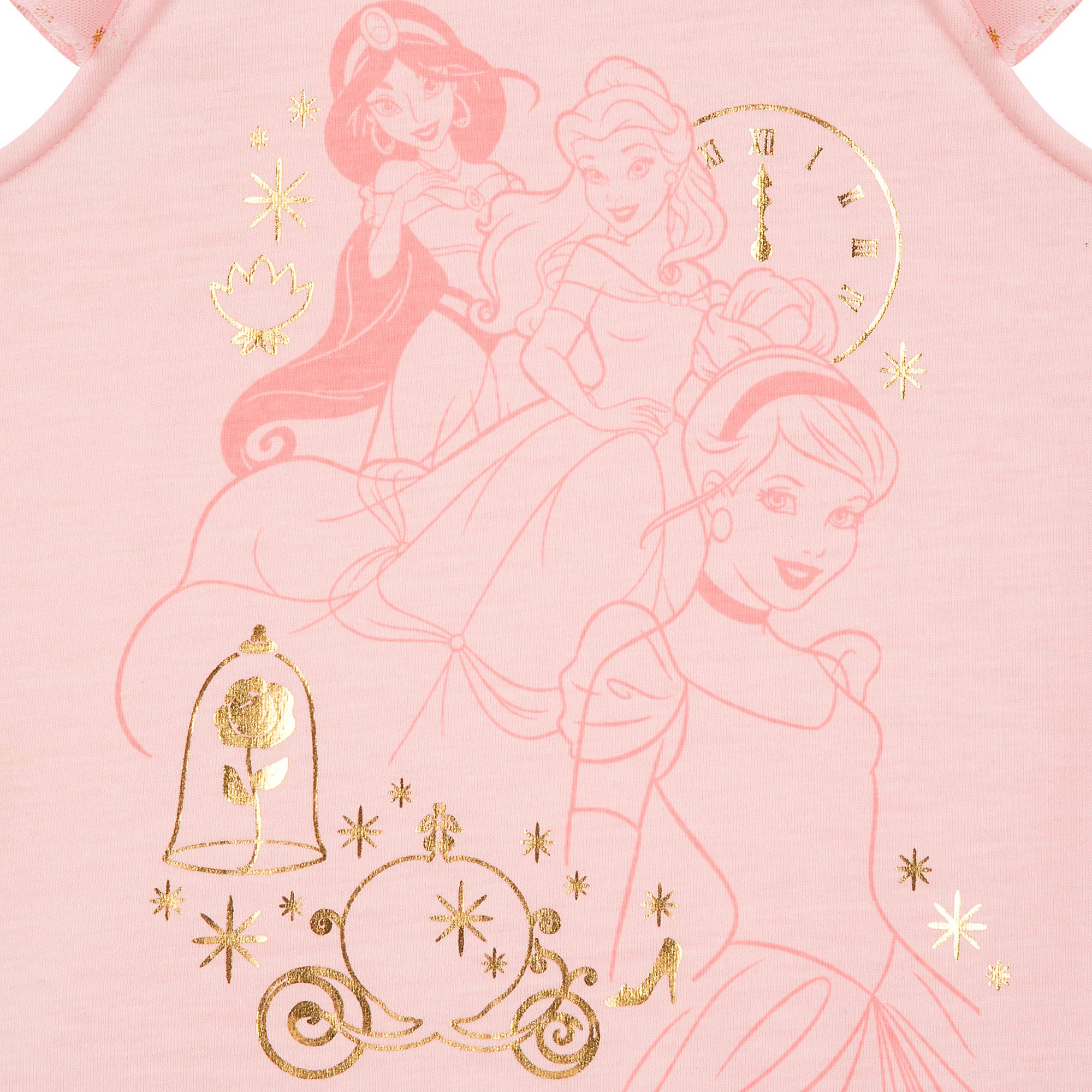 Disney Princess Deluxe Nightshirt for Girls- Size 2