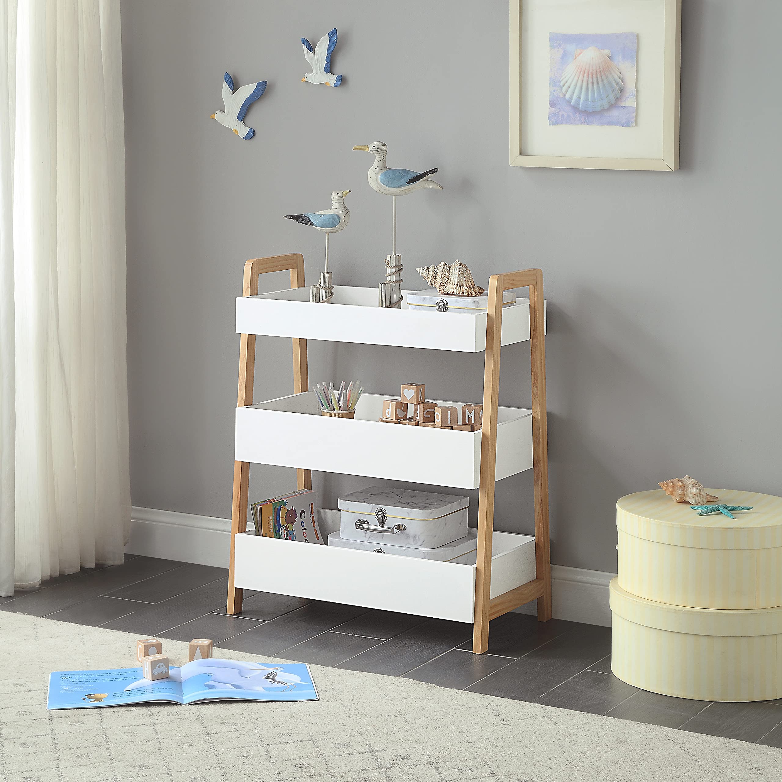 Buy RAAMZO 3Tier Kid's Bookcase Bookshelf for Boys and Girls, Wooden
