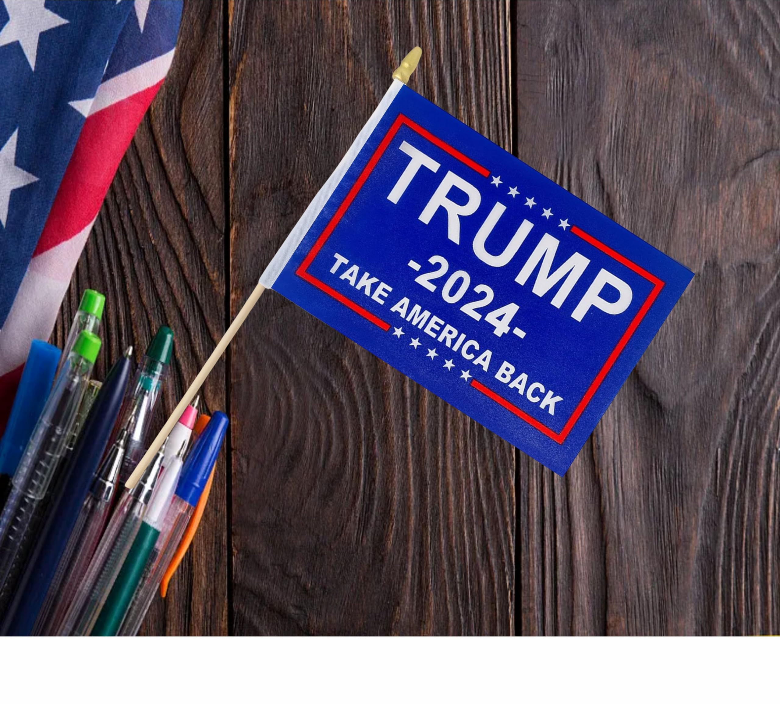 Smilelife Trump 2024 Bandiera Take America Back Bandiere Piccole