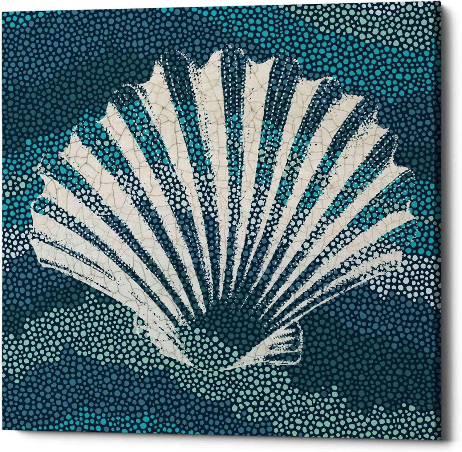 Epic Graffiti 'Sea Glass I' by Wild Apple Portfolio, Canvas Wall Art, 18"x18"