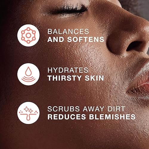 Miniatura 3 de Exfoliante facial suave e iluminador con sal marina y coco – Exfolia, hidrata y reduce imperfecciones – Limpiador facial equilibrante para todo tipo