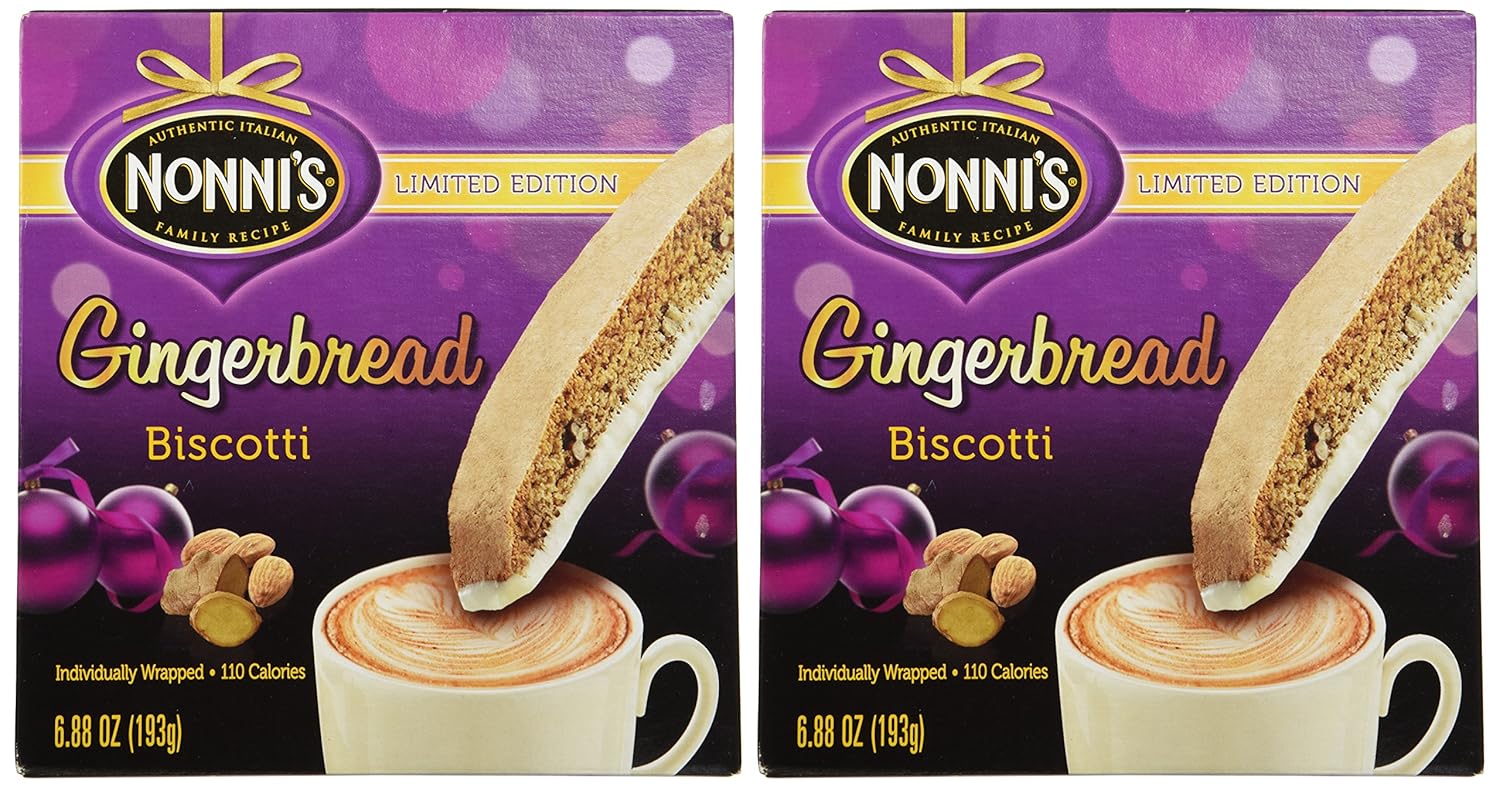 Nonni's Authentic Italian Holiday Gingerbread Biscotti 6.88