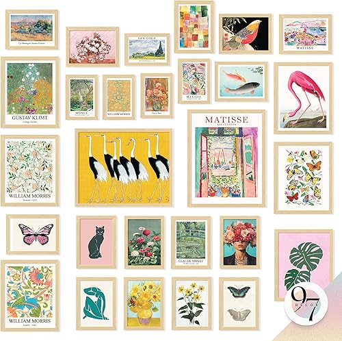 97 Decor Artsy - Arte de pared ecléctico - Decoración de pared bohemia maximalista