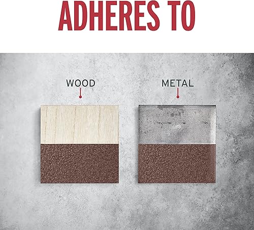 Miniatura 5 de Rust-Oleum 239073-2PK - Pintura con acabado martillado antióxido, cuarto de galón, marrón, paquete de 2