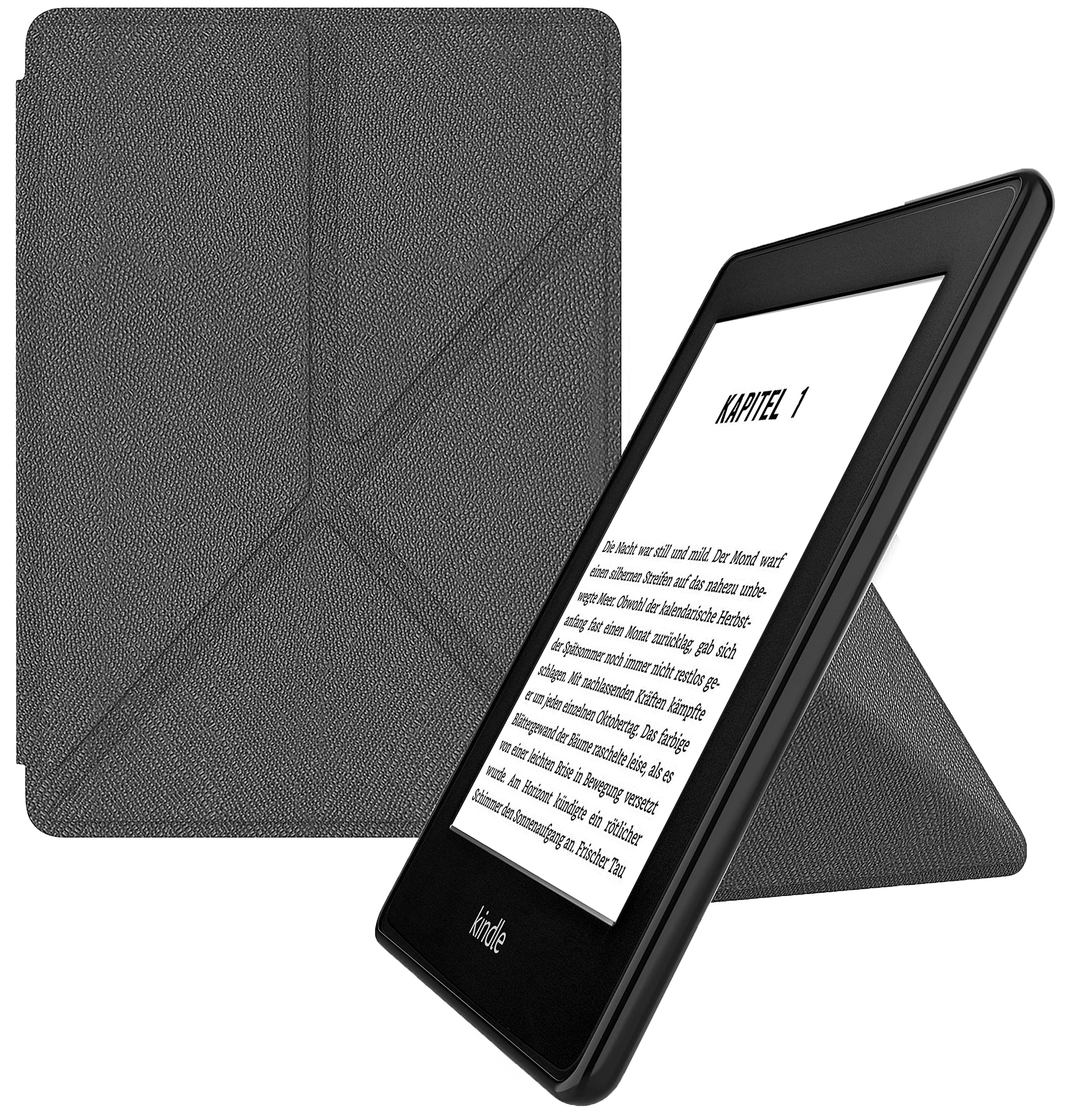 Custodia Origami Per Kindle Paperwhite 10 - Cover Con Supporto E Risveglio Automatico - Foto 10
