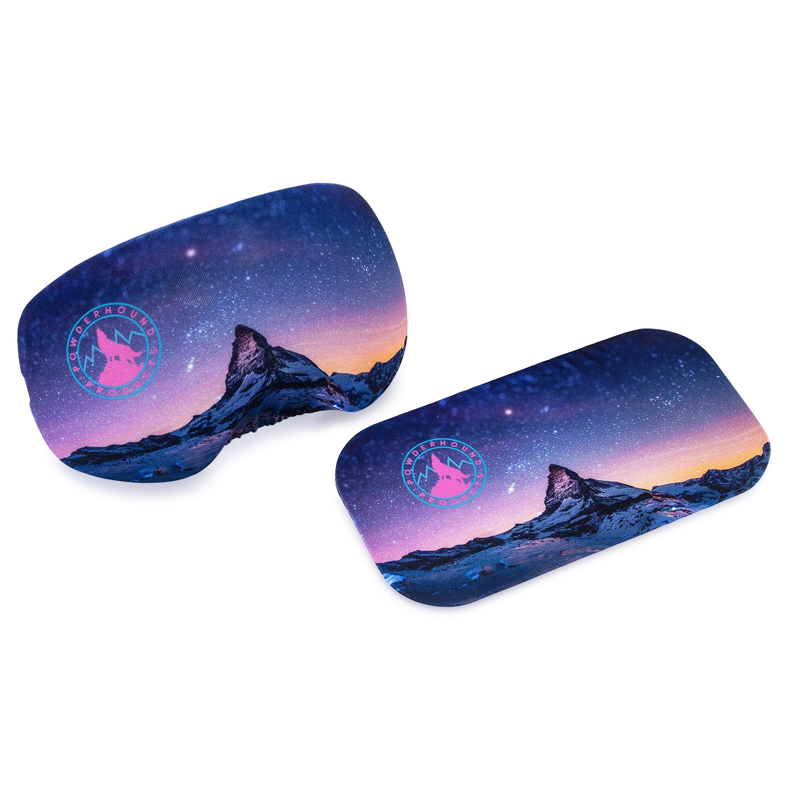 Ski Snowboard Goggle Cover Sleeve - Lens Scratch Dust Protection for Travel Storage and Apres