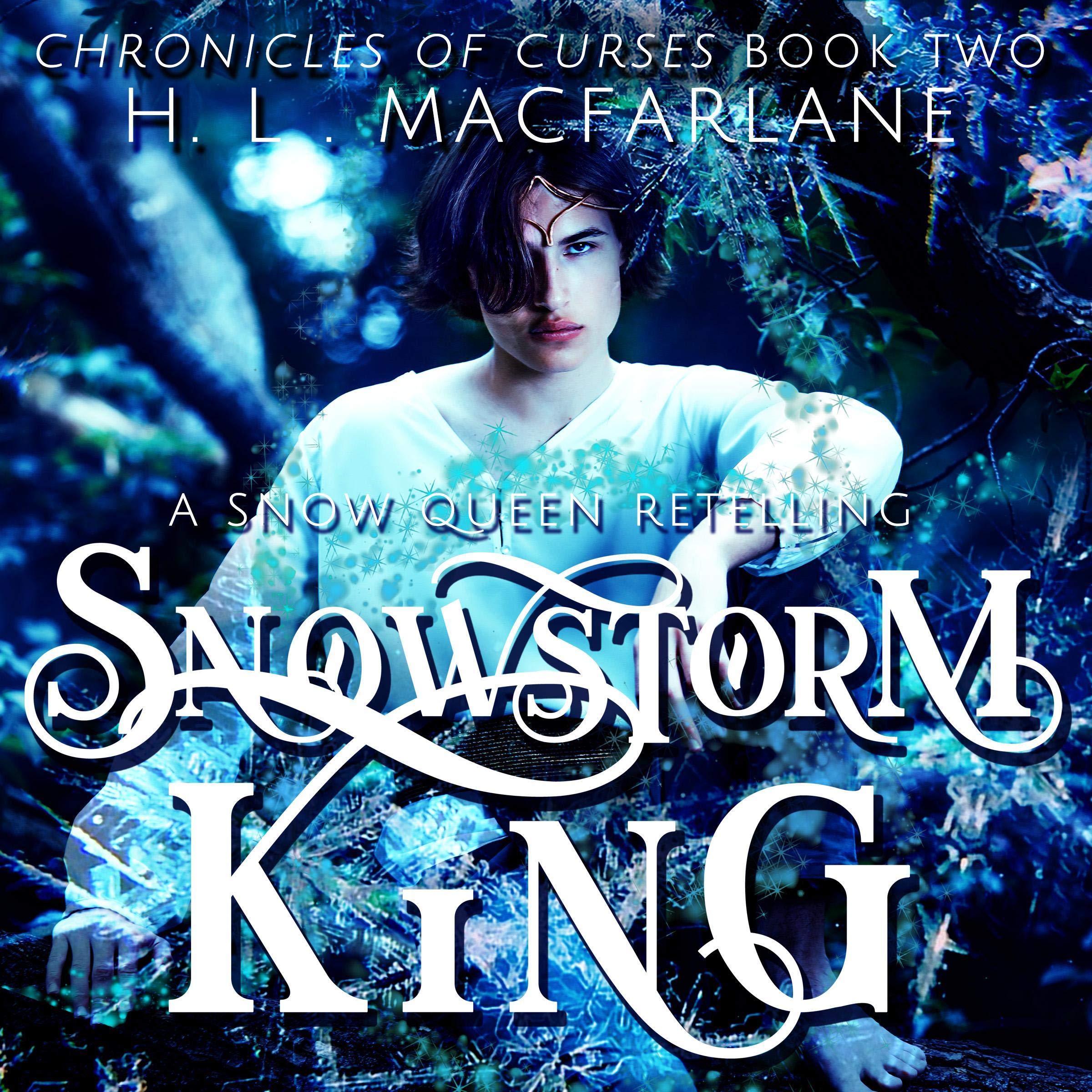 Cover art for Snowstorm King: A Snow Queen Retelling