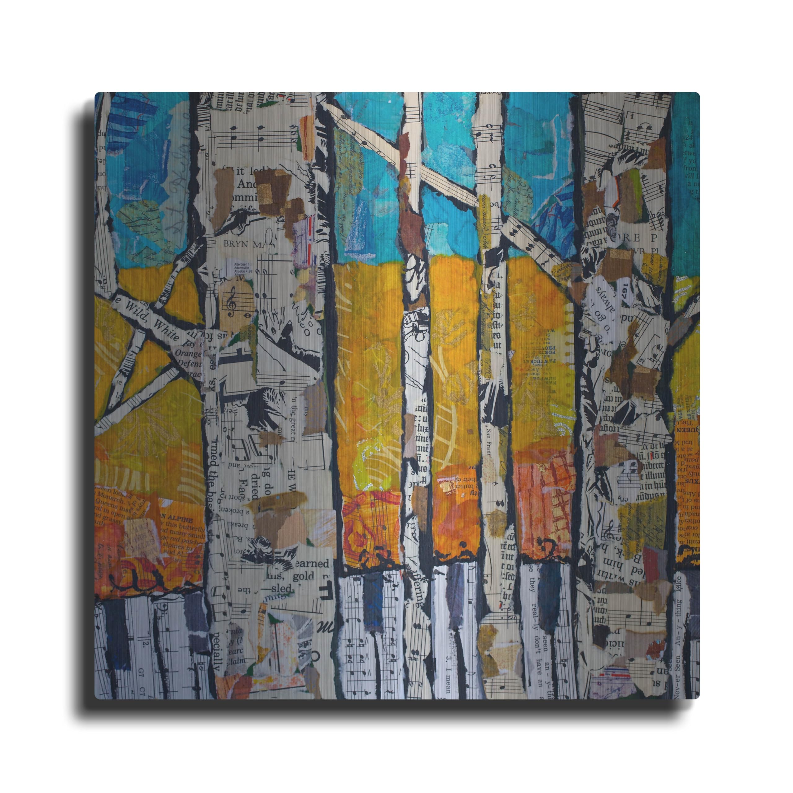 ( similar foto ) 'Wild White 1' by St. Hilaire Elizabeth, Metal Wall Art, 39"x39"