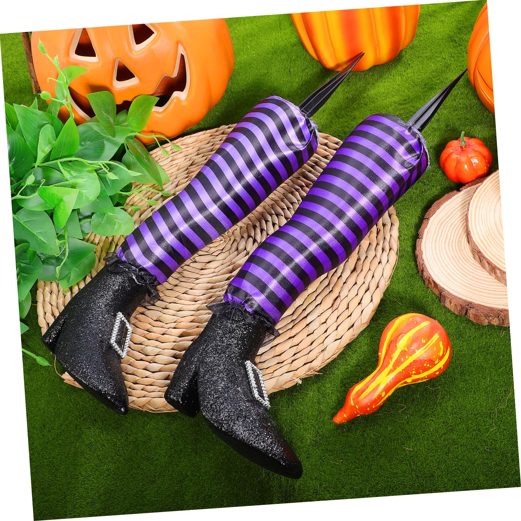 Happyyami Einzigartige Hexenbeine Mit Halloween- Für Gartenparty-Dekorationen Einfach Zu Platzieren Geeignet Für Den Außenbereich
