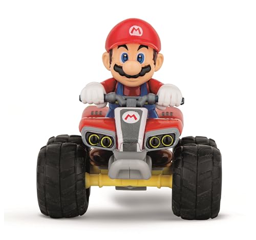 Carrera RC Nintendo Mario Kart Quad 1:40 Scale 2.4 GHz Mini Collectible Radio Remote Control Toy Car Vehicle - Mario