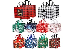 Christmas Ambiance with YANGTE's Reusable Gift Bags