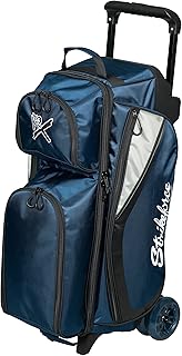 Strikeforce Drive Triple Roller Double Wheel Bowling Bag (Navy)
