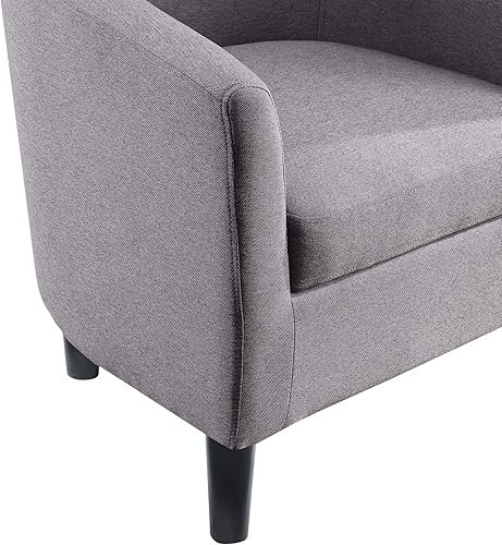 Miniatura 24 de Convenience Concepts Take a Seat Churchill - Silla decorativa con otomana, piel sintética estampada con caléndula Piel sintética estampada con