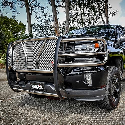 Miniatura 9 de Westin 57-3870 HDX 1-Piece Grille Guard fits 2016-2018 Silverado 1500 2019 Silverado LD