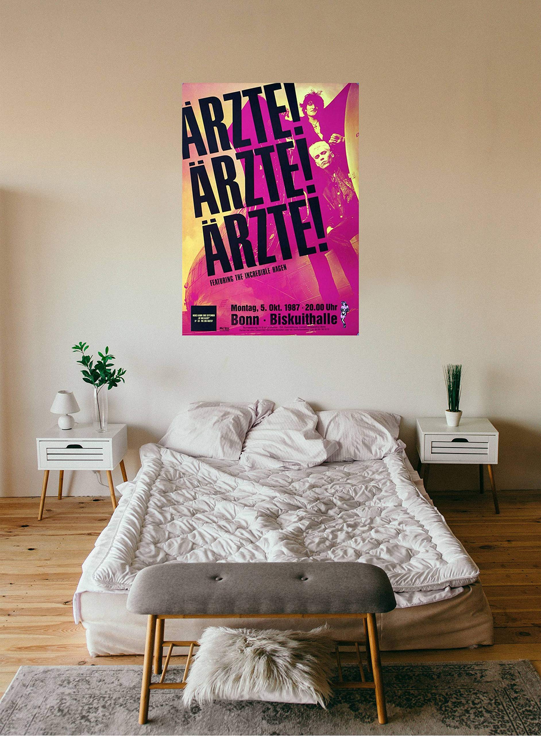 Premium Poster/Plakat | DIN A1 | Live Konzert Veranstaltung » Die Ärzte - Ist das Alles, Bonn 1987 «