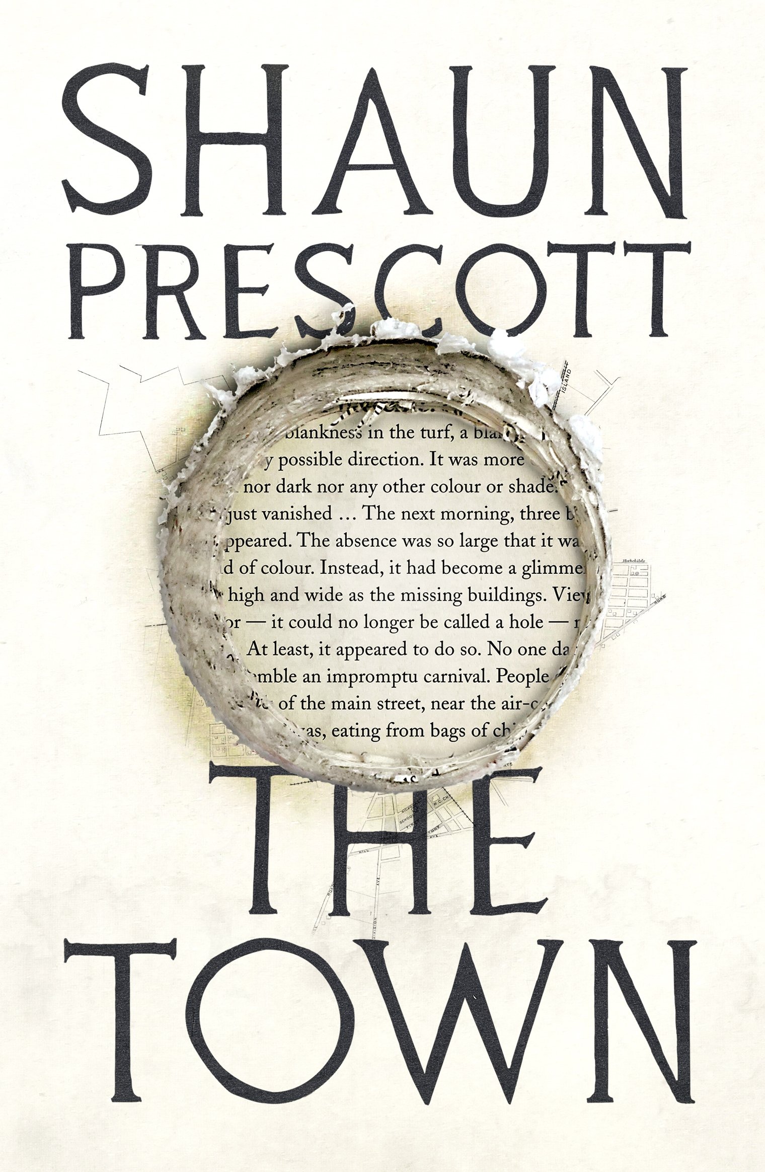 THE TOWN by SHAUN PRESCOTT - Pub. FABER & FABER - P/B  *PROOF*