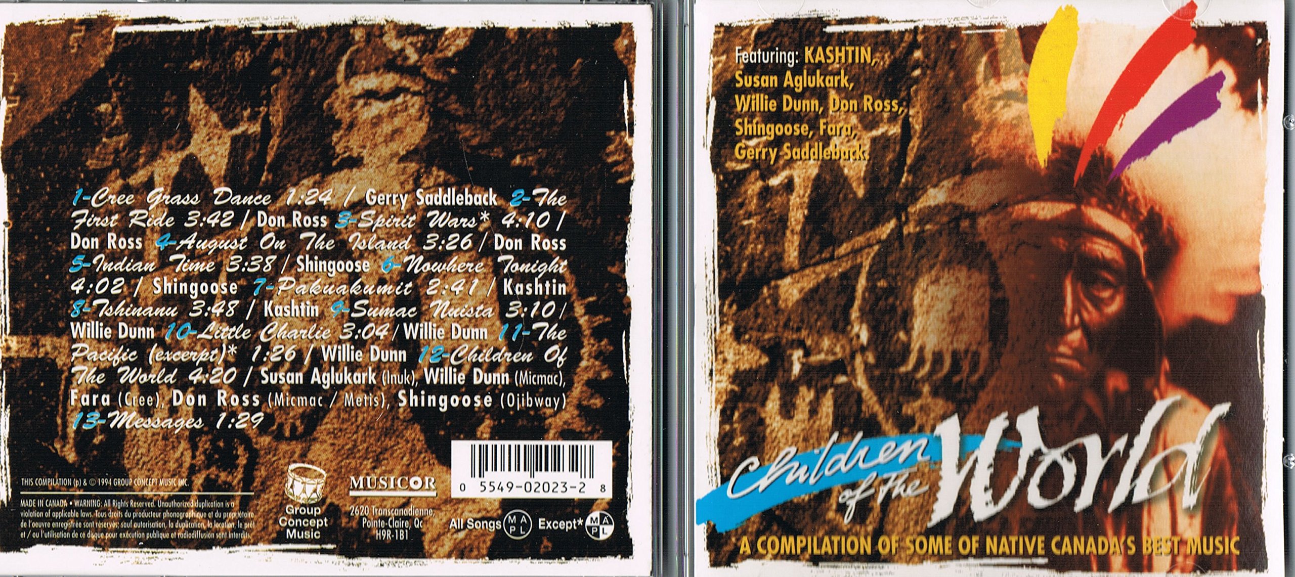 Children of the World: A compilation of some of native Canada's best music [Audio CD]