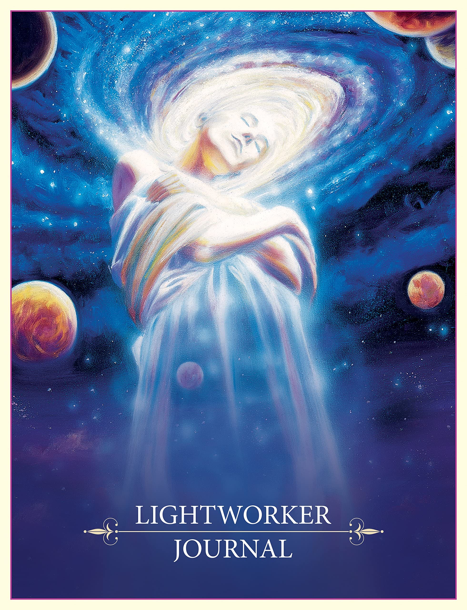Lightworker Journal - blank journal with 44 colour illustrations