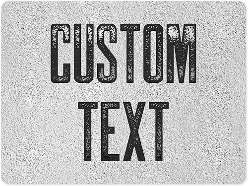 Miniatura 185 de Letrero Personalizado, Letrero de Calle Personalizado, 11 Colores de Fuente, 13 Estilos de Fuente, 4 Opciones de Agujeros, 22 Tamaños, 6x24 Madera