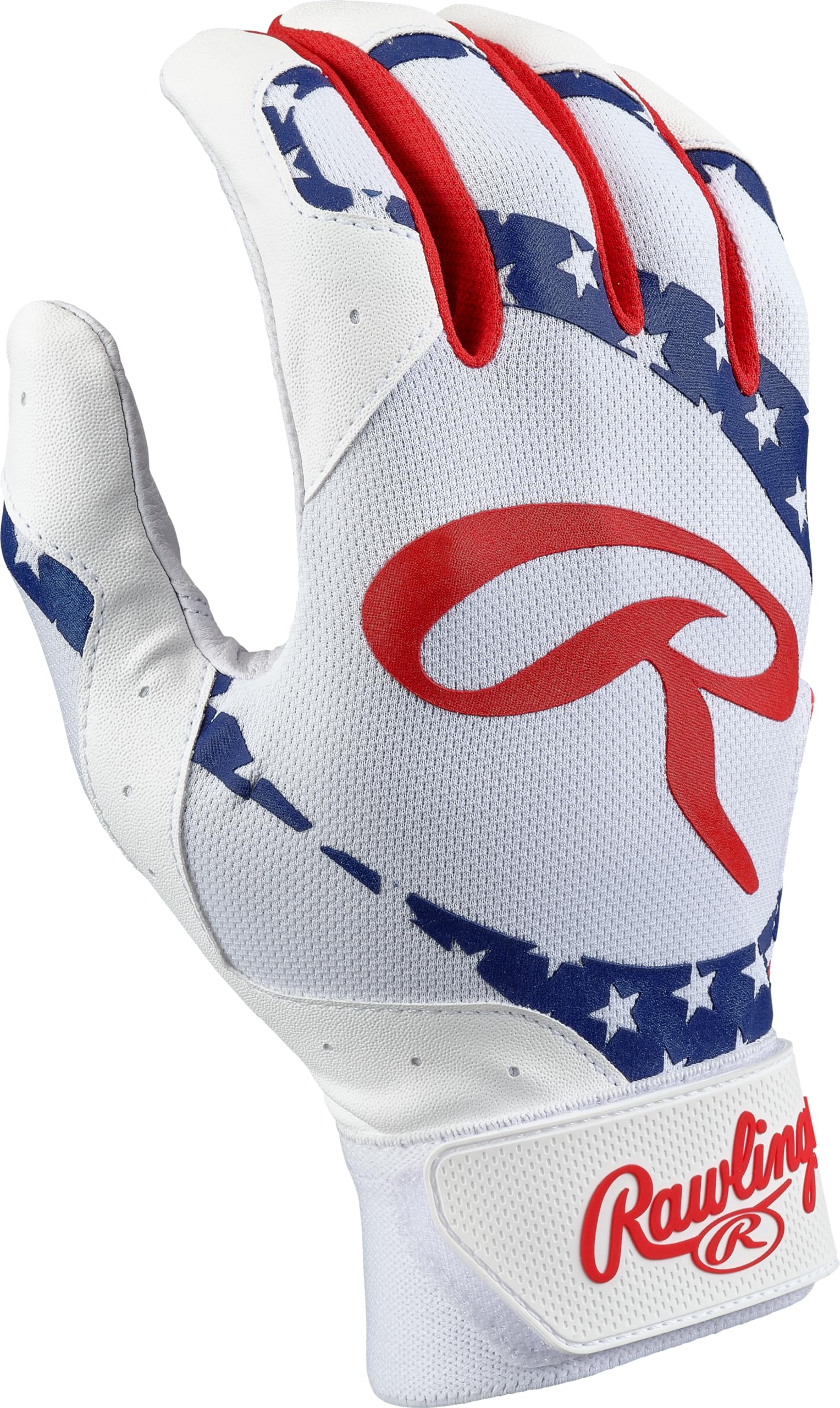 Guanti Da Battuta Rawlings 5150 - In Pelle Di Capra Con Design Bandiera, Per Adulti - Foto 10