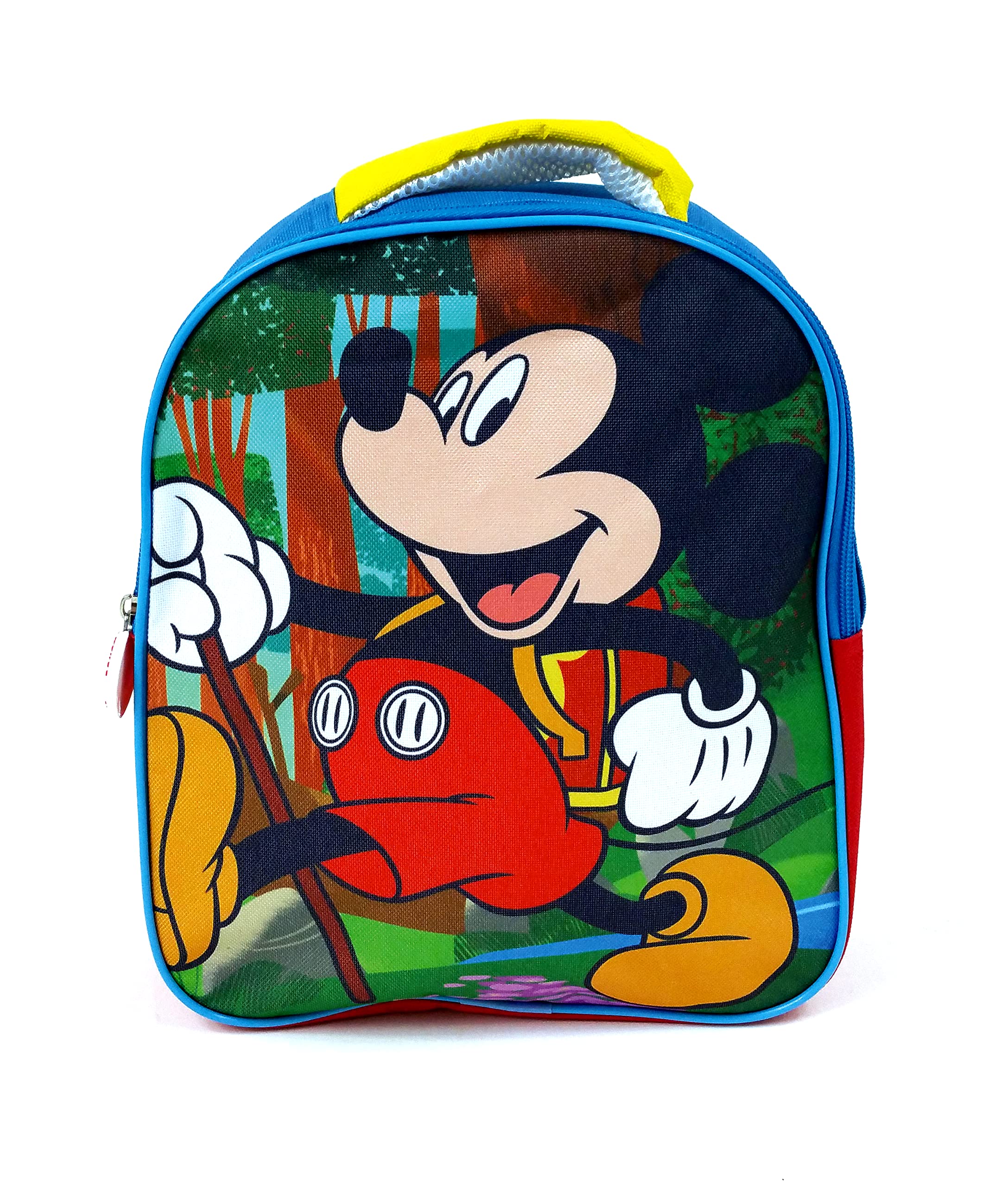 Mochila infantil Mickey Mouse Licencia Oficial Disney para el colegio y la guardería - 28x23x10 cm - con asas acolchadas - Ideal para niños y niñas
