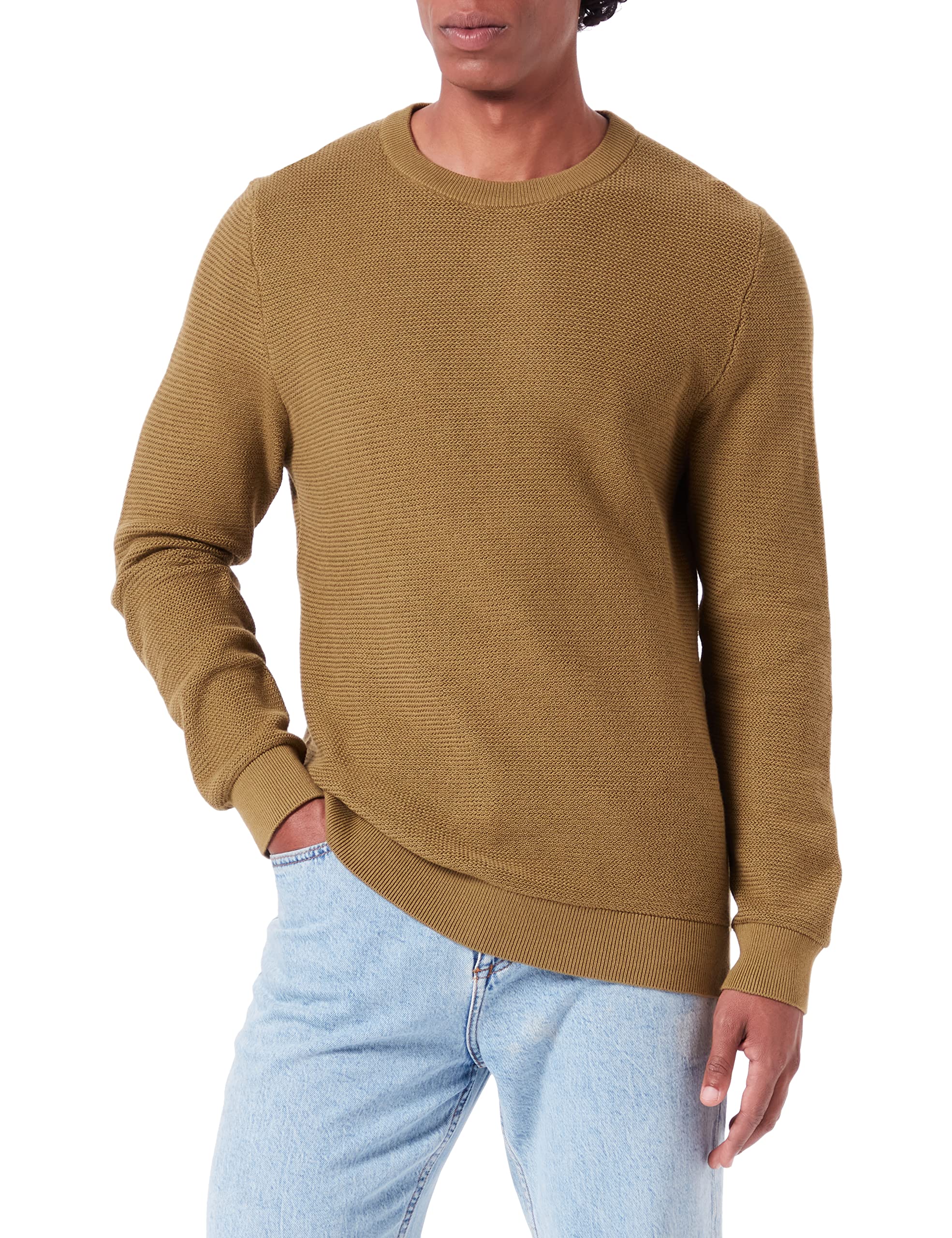 S.Oliver Herren Pullover – Grün, Größe L EU, Regular Fit, Casual Style, Modellnummer 10.3.11.17.170.2118066