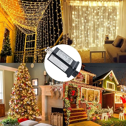 Miniatura 7 de 8 modos de luz con transformador LED de memoria, controlador de 30 V, fuente de alimentación clase 2, transformador de bajo voltaje, adaptador de