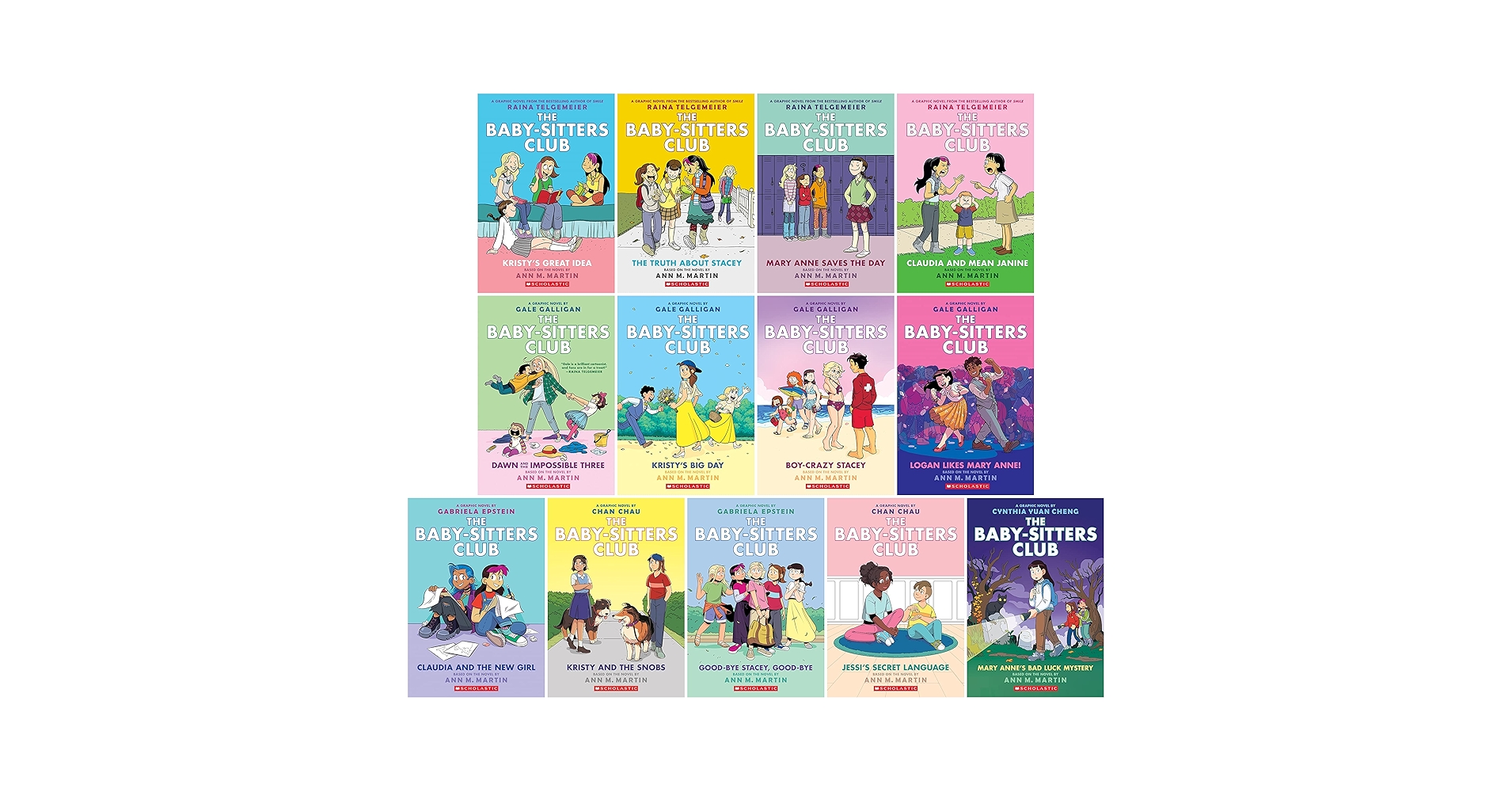The Baby-Sitters Club Series Graphic Novels, Books 1-13 Set