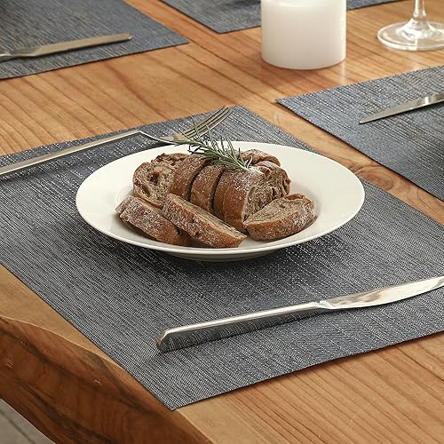 Miniatura 376 de Leetaltree - Manteles individuales, resistentes al calor, antideslizantes, para mesa de comedor, lavables, duraderos, tejido de PVC