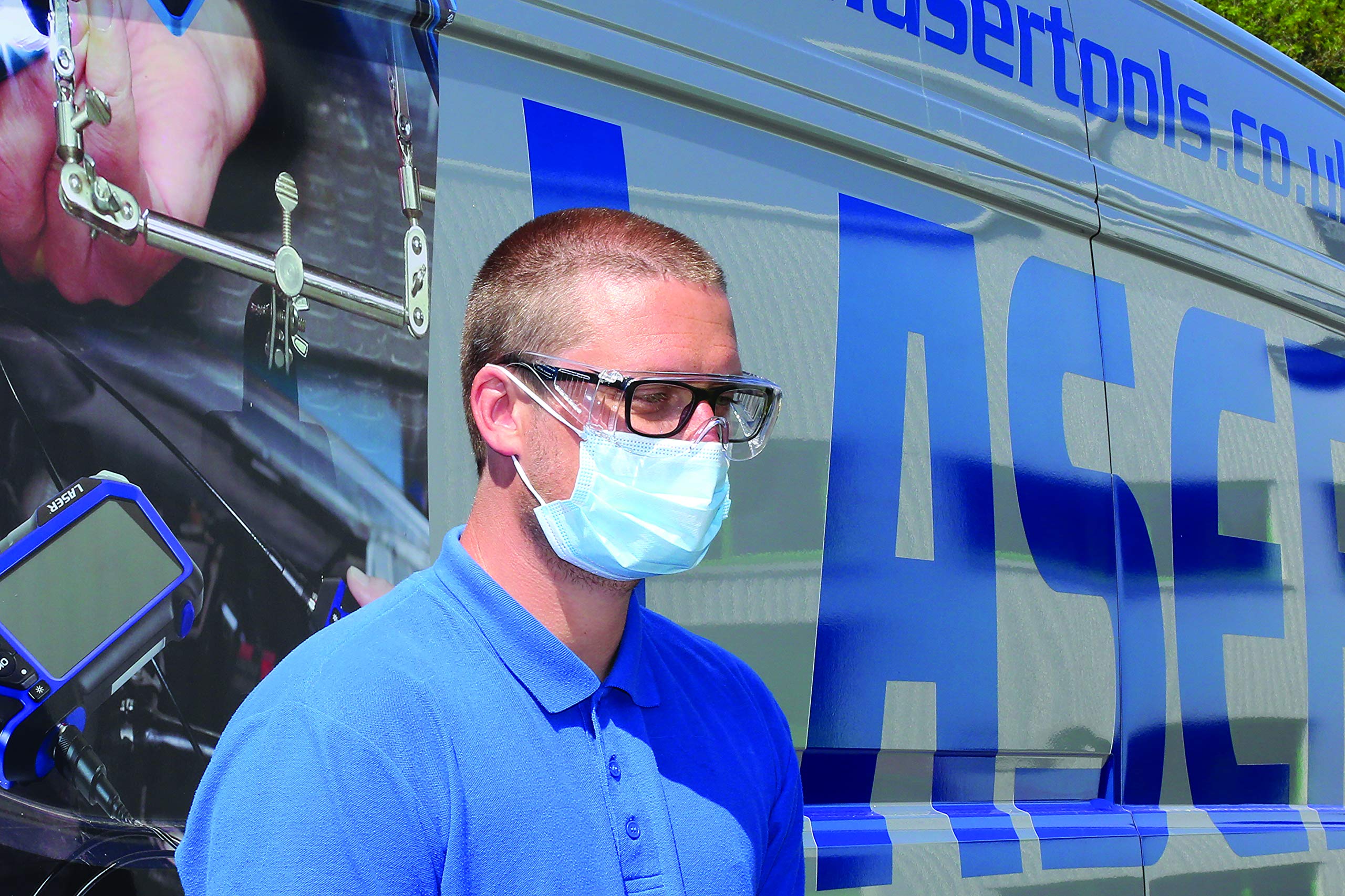 Laser 8040 Safety Glasses with Side Protection, Multi - Image 3