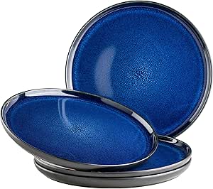 MÄSER, Série Barca - Assiettes à Pâtes Pour 6 Personnes - En Porcelaine - Simples Et élégantes - Intemporelles - Blanches