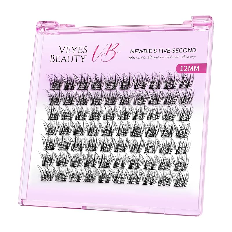 Cílios postiços em tufos VEYESBEAUTY LuxeBold 12 mm