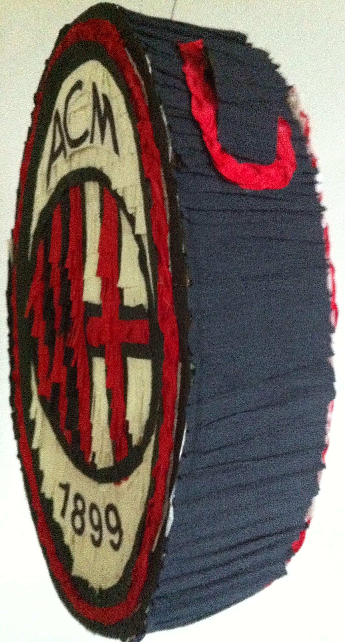 Pignatta Milan 50x40x10 cm per Feste Compleanno Bambini Tifosi