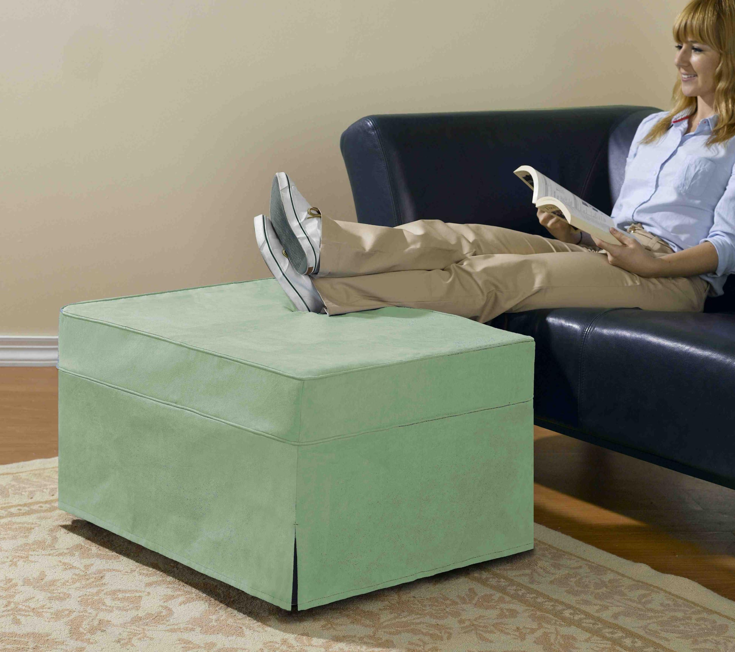 BW Products OTTOMAN BED WITH COVER - SAGE