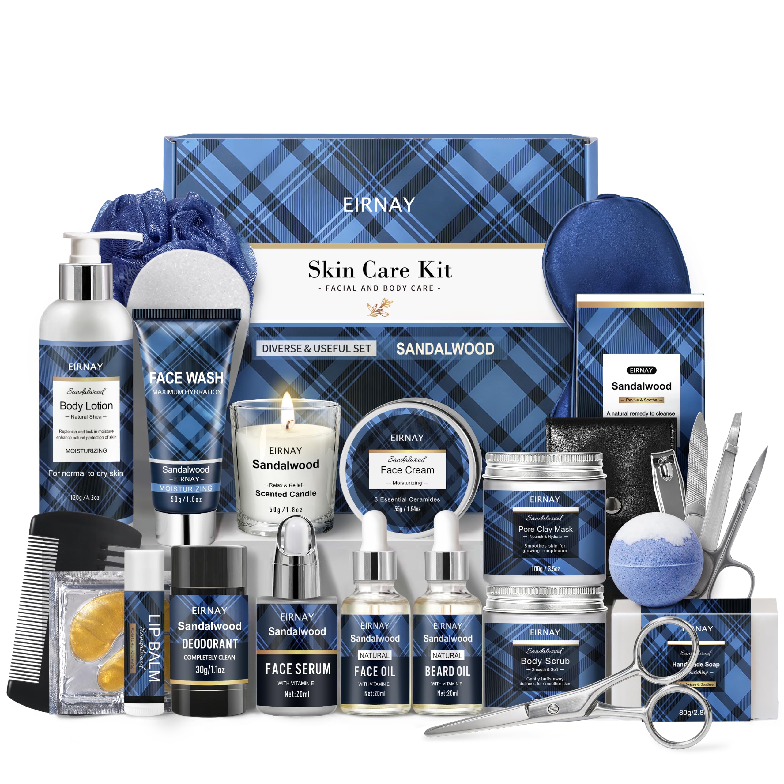 Rose Spa Gift Basket - 23pcs Facial & Body Care Set -8 Rose Spa Gift Basket - 23pcs Facial & Body Care Set -8