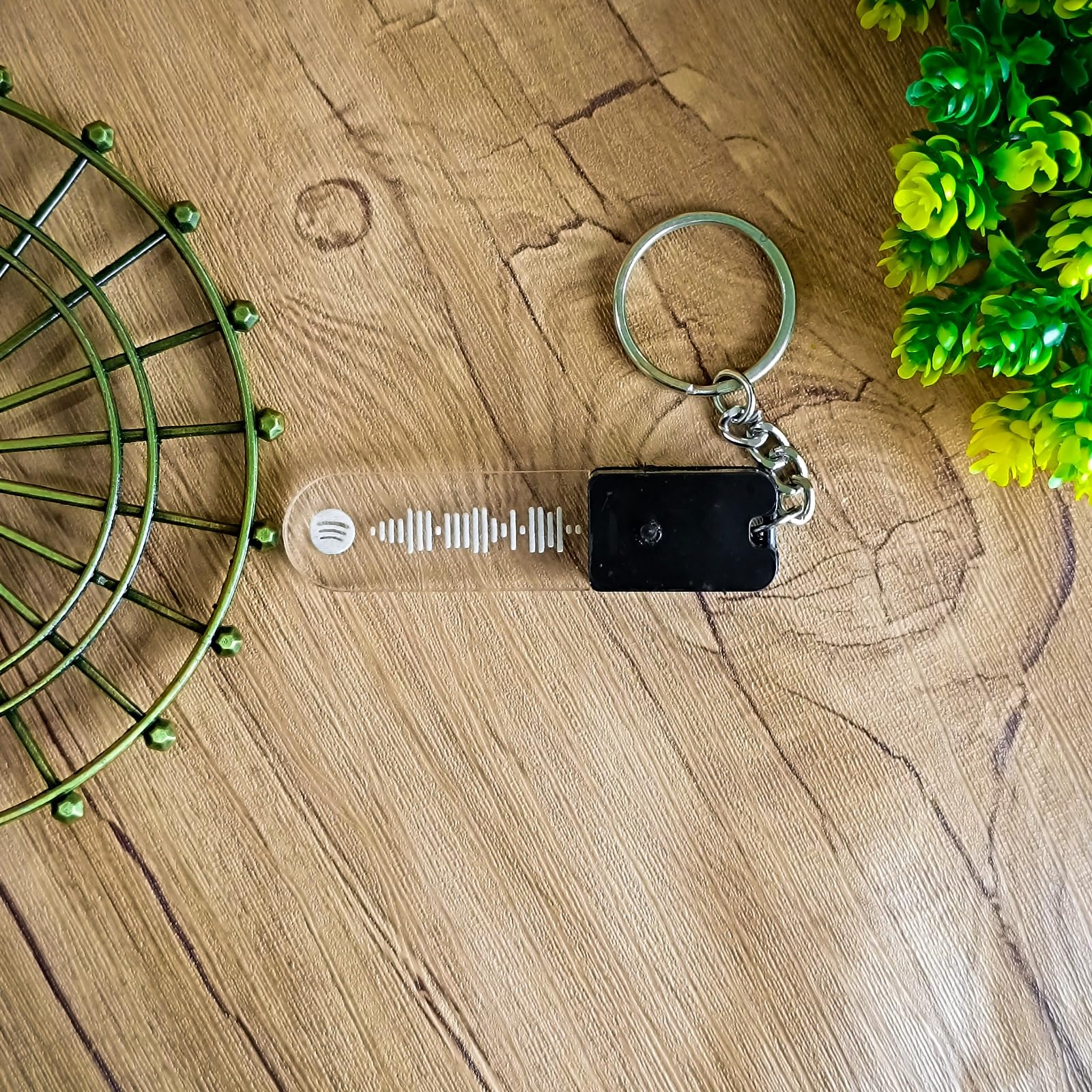Personalized Spotify LED Acrylic Keychain Custom Song Code Name Light Up Key Ring Multi Color Glow Key Chain Gift for Couples Friends Birthday Anniversary Valentine Customized Music Plaque-image-24