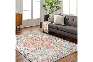 Livabliss Odelia Vintage Bohemian Bright Area Rug