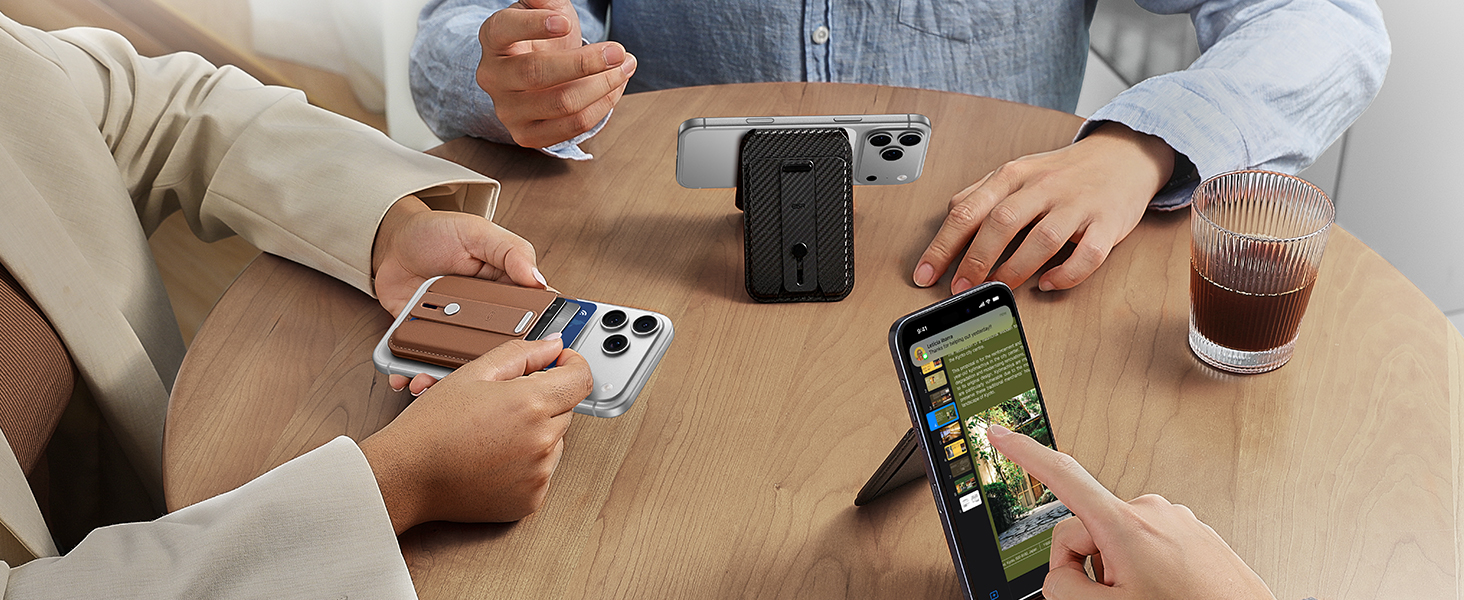 Amazon.co.jp: [ESR] 新登場 収納量アップ MagSafe カードケース 5枚