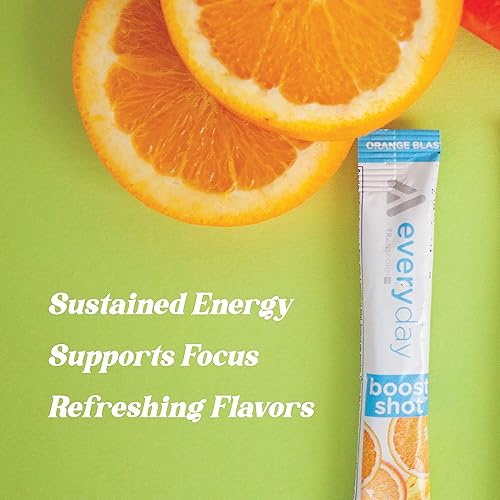 Miniatura 4 de TransformHQ Boost Shot - Paquetes de bebida en polvo sabor frambuesa azul, paquete de 7, suplementos energéticos para mujeres y hombres, con