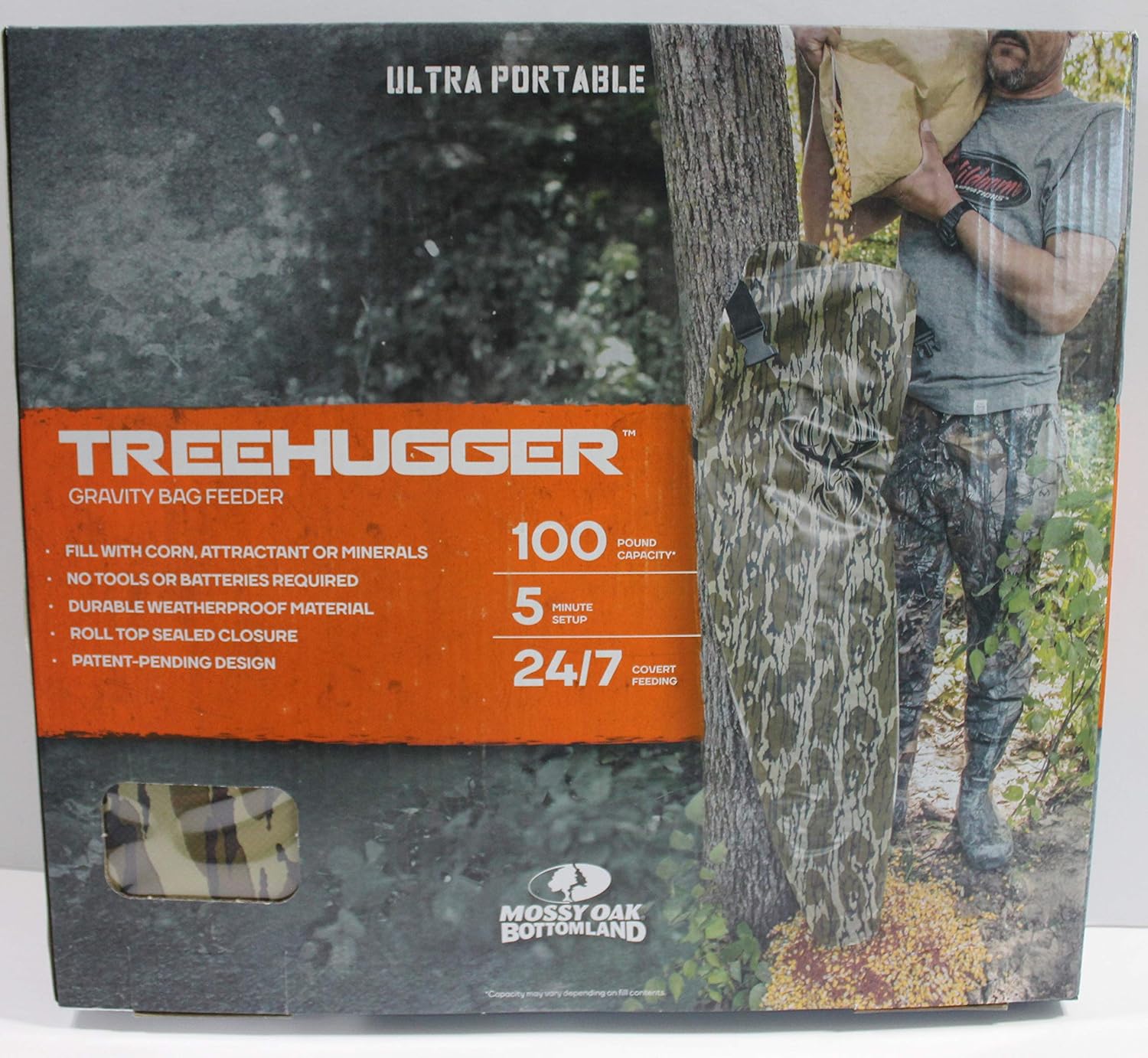 Wildgame Innovations TREEHUGGER 100lb Gravity Bag Feeder Sports & Outdoors