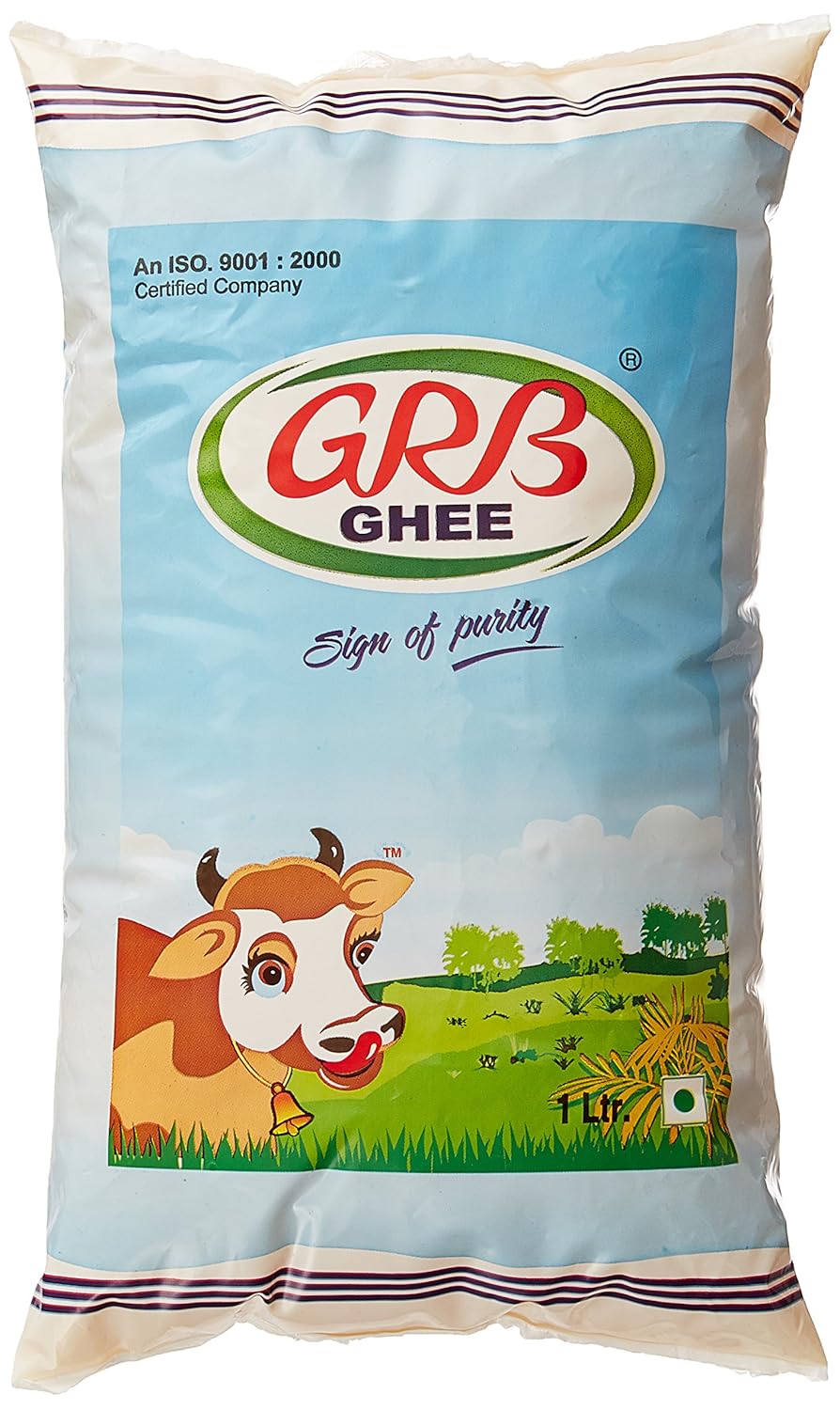 GRB Ghee Pillow Pouch, 1L Amazon.in Grocery & Gourmet Foods
