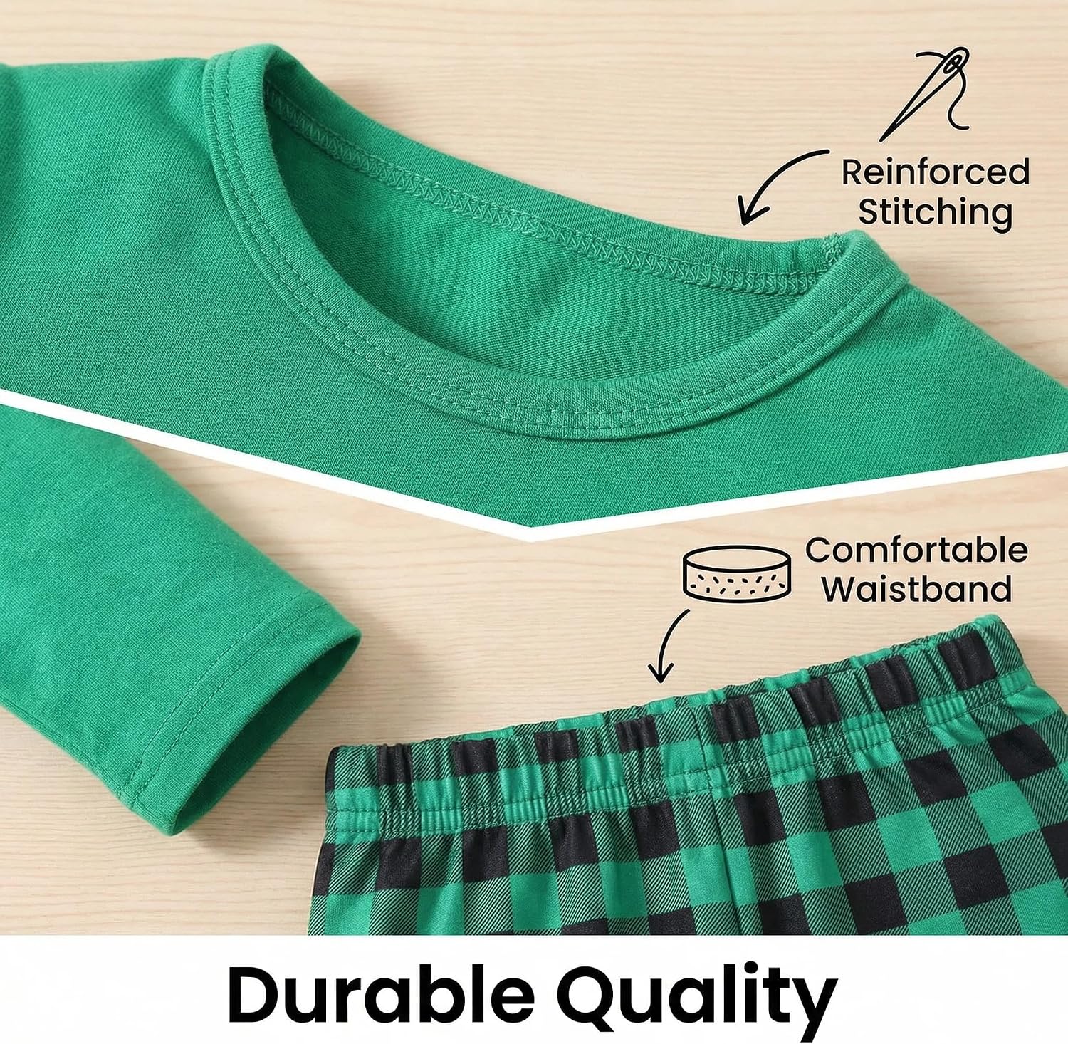 Girls St Patricks Day Outfit, Clover Shamrock Top and Pants Set, Toddler Little Girl Irish Green Lucky Clothing