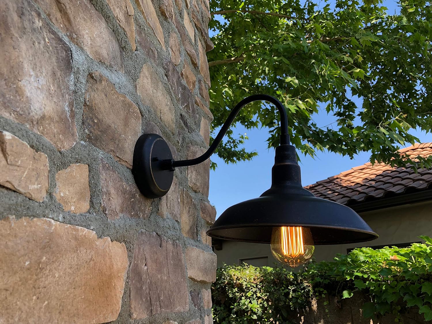 EL0523ORB Lora 1-Light Oil Rubbed Bronze Outdoor Wall-Light