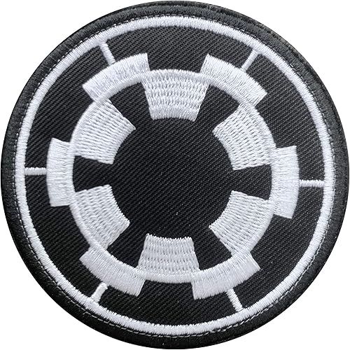 Antrix Parche táctico con gancho y lazo para película de película militar del Imperio Galáctico, diseño de imperio galáctico, diámetro 3.15 pulgadas