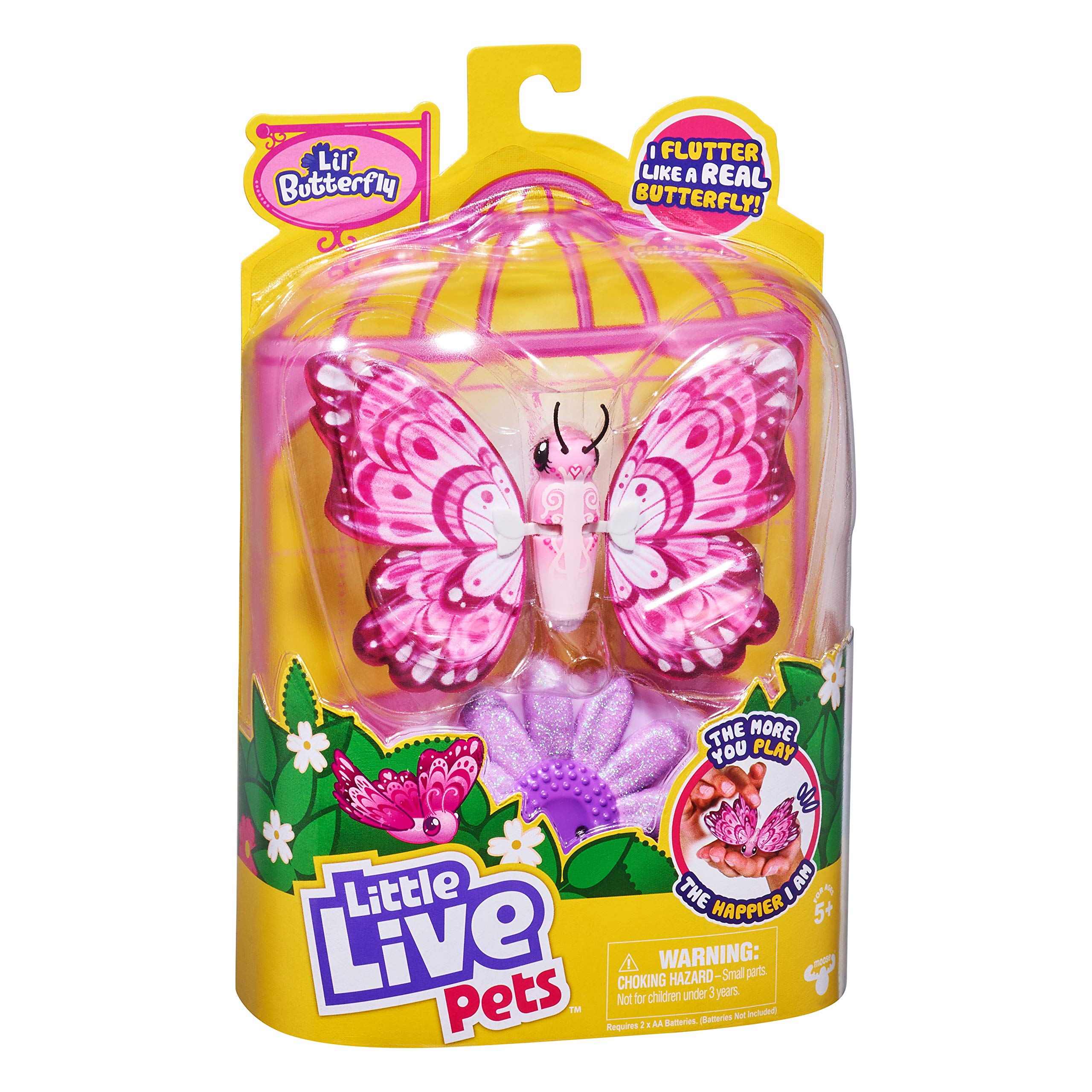 Amazon | Little Live Pets Lil' Butterfly - インタラクティブで本物